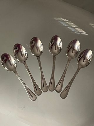 Set 6 Cucchiaini Argentati