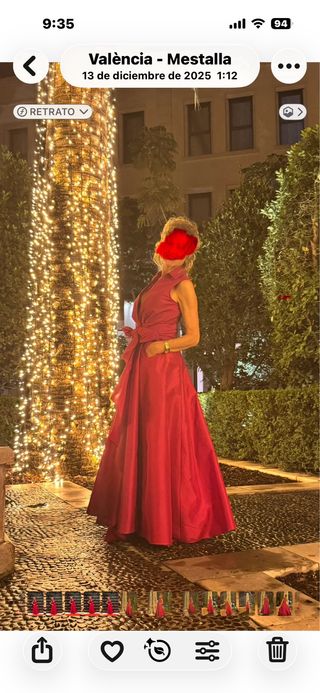 Vestido de fiesta rojo