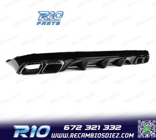 DIFUSOR MERCEDES CLASE E C238 16- AMG NEGRO BRILLO LOOK E63