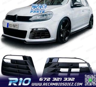 REJILLAS VOLKSWAGEN VW GOLF 6 08-12 LOOK R20 NEGRO BRILLO