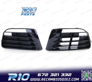 REJILLAS VOLKSWAGEN VW GOLF 6 08-12 LOOK R20 NEGRO BRILLO