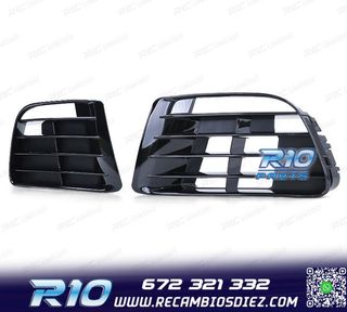 REJILLAS VOLKSWAGEN VW GOLF 6 08-12 LOOK R20 NEGRO BRILLO