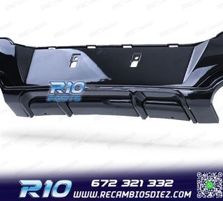 DIFUSOR BMW F20 F21 11-15 LOOK M PERFORMANCE NEGRO BRILLO O-