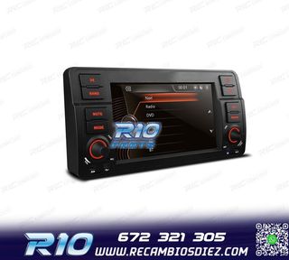 RADIO NAVEGADOR 7" BMW SERIE 3 E46 98-06 USB GPS TACTIL HD T