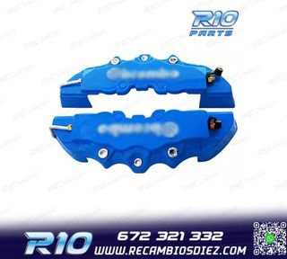 CUBRE PINZAS DE 4 PISTONES LOOK BREMBO AZULES