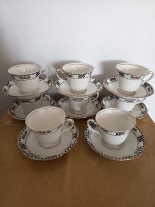 Antiguo Juego café W. Sons England