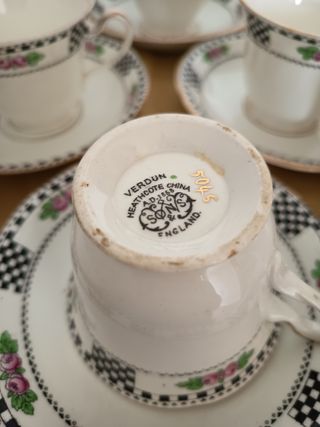 Antiguo Juego café W. Sons England