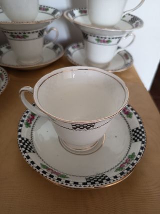 Antiguo Juego café W. Sons England