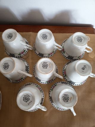 Antiguo Juego café W. Sons England