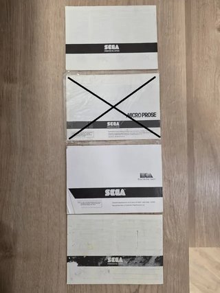 Manuales Game Gear Sega - 7€/ud
