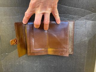 Cartera Billetero Caballero Piel Cocodrilo