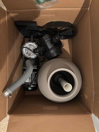 Depuradora de arena compacta para piscina