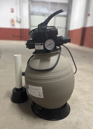 Depuradora de arena compacta para piscina
