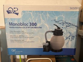 Depuradora de arena compacta para piscina