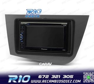 MARCO RADIO 2 DIN GRIS PARA SEAT LEON 05-12