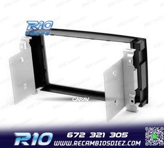 MARCO NEGRO RADIO 2-DIN PARA VOLKSWAGEN VW TOUAREG 02-10 T5