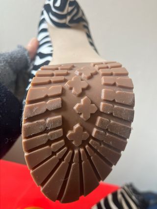 Decolleté Glaro Zebra Tacco Alto Tg 40