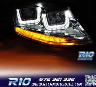 FAROS VOLKSWAGEN VW GOLF 7 12-17 LOOK GTI LED LUZ DIURNA
