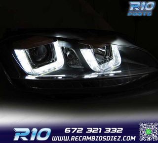 FAROS VOLKSWAGEN VW GOLF 7 12-17 LOOK GTI LED LUZ DIURNA