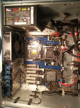 Caja PC Asus + Fuente 550W + CPU