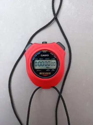 Cronómetro Casio Rojo Hs5