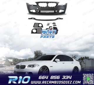 KIT CARROCERIA BMW F11 TOURING LOOK M 10-13 PDC + LAVAFAROS