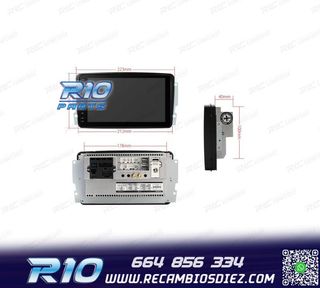 RADIO GPS ANDROID 12 PARA MERCEDES VIANO VITO C W203 A W168