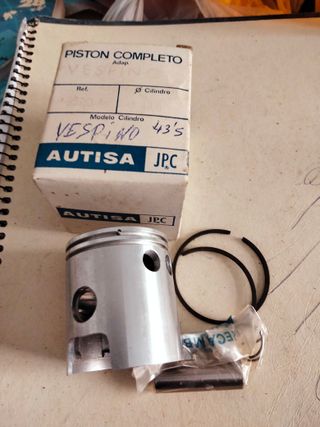 Vespa Sillin-Vintage Negro NUEVO de antiguo stock