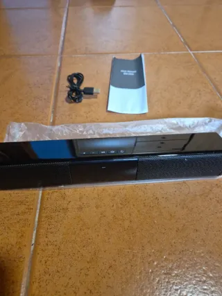 Barra de sonido negra