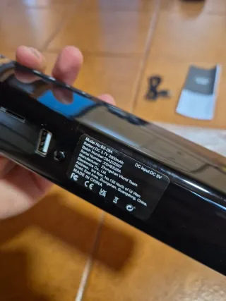 Barra de sonido negra