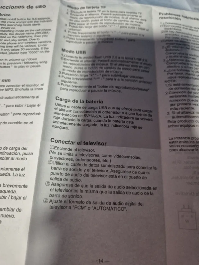 Barra de sonido negra