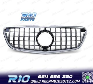 PARRILLA MERCEDES VITO W447 14-19 NEGRO CROMO