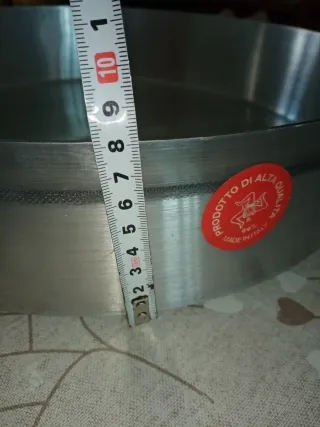 Tortiera antica metallo puro alta qualità