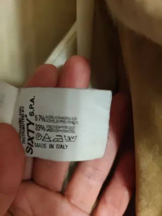 Abrigo Miss Sixty pelo sintético talla M