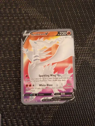 Carta Pokémon Reshiram V 172/195 Silver Tempest
