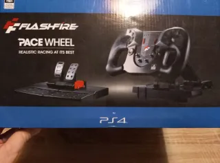 Volante + Pedaliera Flashfire PS4