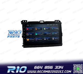 RADIO GPS ANDROID 12 PARA TOYOTA LAND CRUISER 02-09