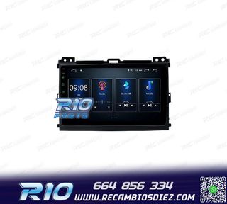 RADIO GPS ANDROID 12 PARA TOYOTA LAND CRUISER 02-09
