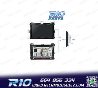 RADIO GPS ANDROID 12 PARA TOYOTA LAND CRUISER 02-09