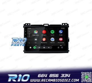 RADIO GPS ANDROID 12 PARA TOYOTA LAND CRUISER 02-09