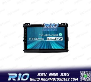 RADIO GPS ANDROID 12 PARA TOYOTA LAND CRUISER 02-09