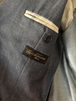 Americana italiana hombre gris Talla M