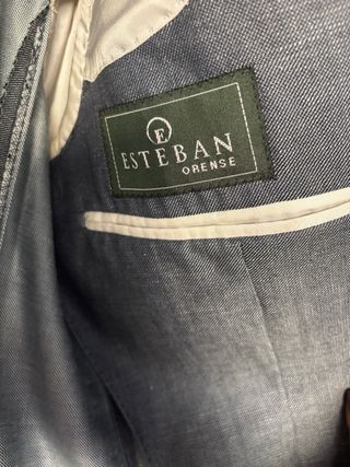 Americana italiana hombre gris Talla M