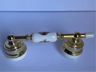 Telefono fisso Royal Albert oro e bianco