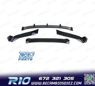 SPOILER LIP BMW X5 F15 12-18 LOOK M PERFORMANCE NEGRO BRILLO