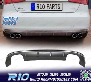 DIFUSOR AUDI A3 8V SPORTBACK 13- LOOK S3