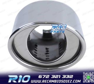 COLA ESCAPE UNIVERSAL ACERO INOX OVALADO 88MM