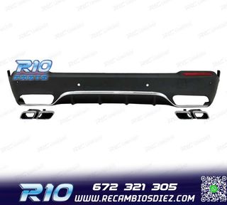 DIFUSOR MERCEDES GLC X253 15-18 LOOK AMG GLC63 + COLAS ES