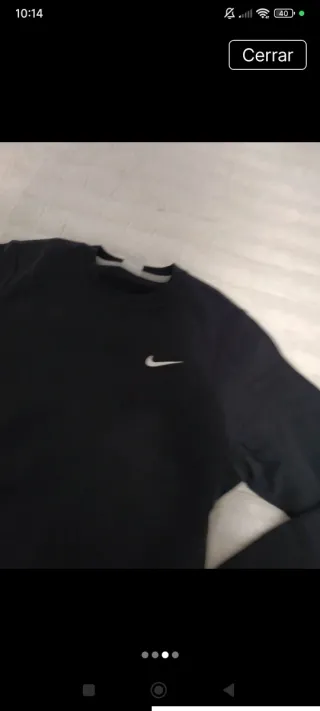 Sudadera Nike Negra Unisex