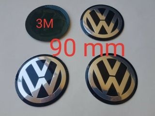 4 Emblemas VW 90mm Adhesivos